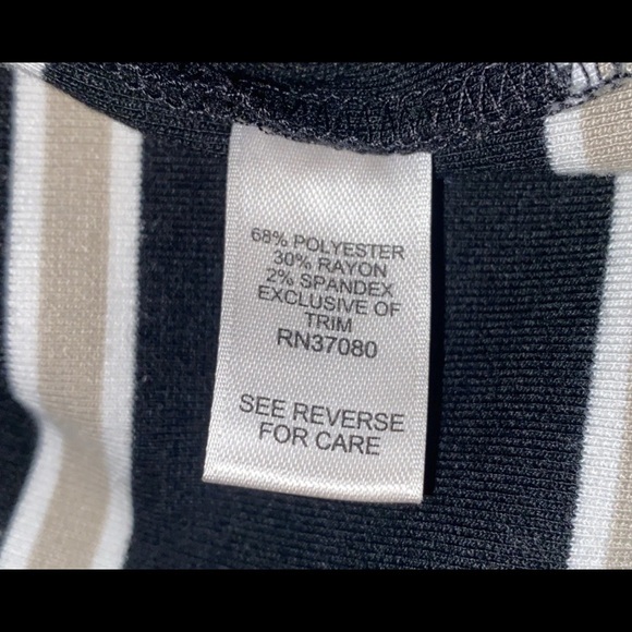 🌺 3/$25 🌺 Cato | Women’s Plus Sized | Striped Pencil Skirt | Size 26/28W | - Picture 6 of 7